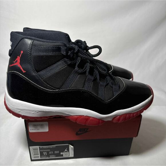 jordan 11 retro bred men's shoe